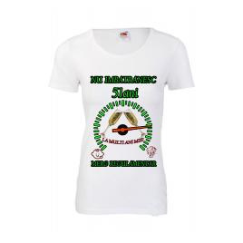 Tricou personalizat dama Fruit of the loom nu imbatranesc 51 alb M