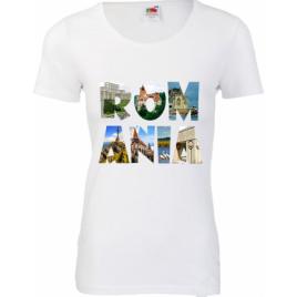 Tricou dama personalizat Romania 2XL