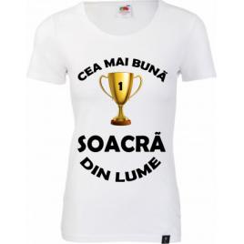 Tricou dama Cea mai buna soacra 2XL