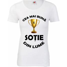 Tricou dama Cea mai buna sotie 2XL