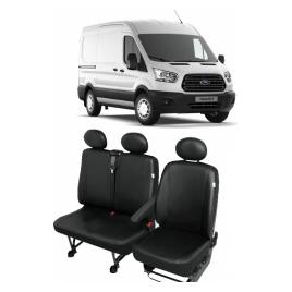 Huse Scaune din piele Ford Transit 3 locuri 2+1 2015-2019