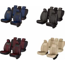 Set Huse Scaune Auto Mitsubishi L200 2014-2018 Gama Elegance Piele+Textil