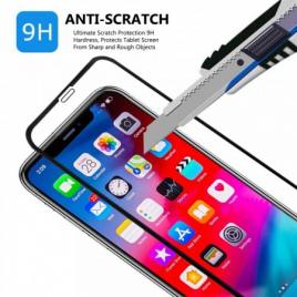 Folie de protectie tempered glass compatibila cu Samsung Galaxy A21S Neagra