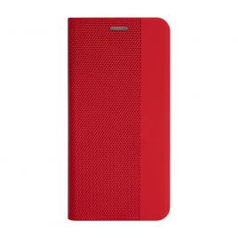 Husa Carte Vennus Sensitive pentru Huawei P40 Lite Inchidere Magnetica Rosu