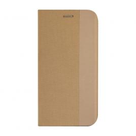 Husa Carte Vennus Sensitive pentru Samsung Galaxy A51 5G Inchidere Magnetica Auriu