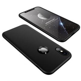 Husa Full Cover 360° (fata + spate) pentru Apple iPhone x negru
