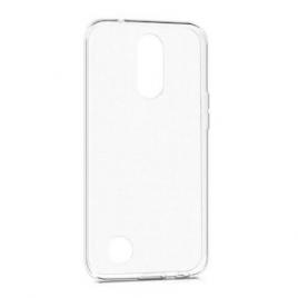 SET Husa protectie din silicon transparent (Gel TPU)+ Folie sticla 3D Aurie LG K10 2017