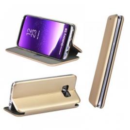 Husa Flip Cover Magnetic Pentru Huawei Y6 Prime 2019 / Y6 2019 Gold
