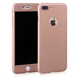 Husa FullBody Elegance Luxury Rose - Gold pentru Apple iPhone 7 PLUS / Apple iPhone 8 Plus acoperire  360 grade
