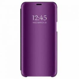 Husa compatibila cu Huawei P Smart Z Clear View Flip Mirror Stand Mov