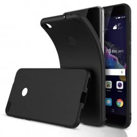 Husa compatibila cu Huawei P8 Lite 2017 silicon TPU ultra slim NEGRU MAT