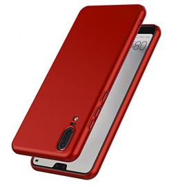 Husa de protectie din silicon pentru Huawei P20 Pro-ROSU METALIC