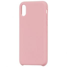 Husa din silicon cu interior de catifea soft compatibil IPHONE X- ROZ