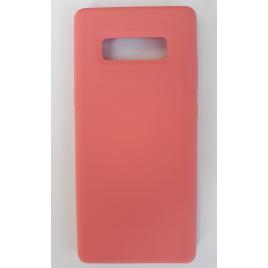 Husa din silicon cu interior de catifea soft compatibil Samsung Galaxy NOTE 8-ROZ