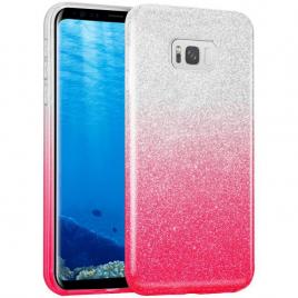 Husa protectie cu sclipici Samsung S8  Gradient Color TPU Sclipici - Roz