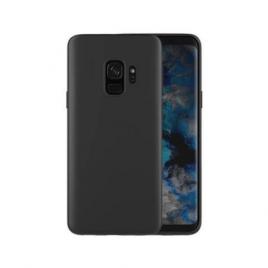 SET Husa protectie din silicon negru  (Gel TPU)+ Folie sticla securizata SAMSUNG GALAXY S9 PLUS