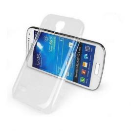 SET Husa protectie din silicon transparent (Gel TPU)+ Folie sticla securizata  SAMSUNG GALAXY S4