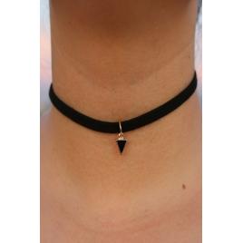 Choker fashion black delux - colier elegant pentru gat