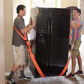 Set curele profesionale pentru ridicat si transportat mobilier cu lungime reglabila rezistenta 1000kg