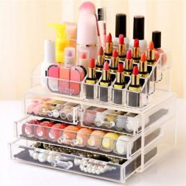 Organizator cosmetice cu 4 sertare