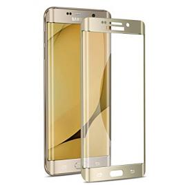 Folie de protectie curbata3D Gold pentru Galaxy S6 Edge