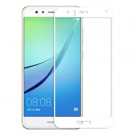 Folie sticla pentru Huawei P10 Lite 3D Alb