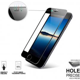 Folie sticla pentru iPhone 8/ 7 /6 Negru 5D perfect fit