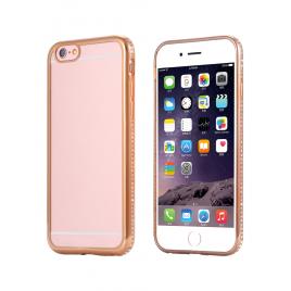 Husaelectroplating Gold cu diamante pentru Apple Iphone 8
