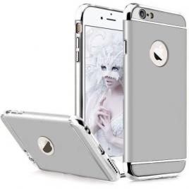 Husa pentru Apple iPhone 6+ / iPhone 6S+Elegance Luxury 3in1 Argintiu