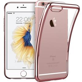 Husa pentru Apple iPhone 6 Plus / iPhone 6S Plus TPU placata Rose-Auriu