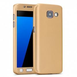 Husa protectie pentru Samsung Galaxy A5(2016) Auriu Fullbody fata-spate folie de protectie gratis