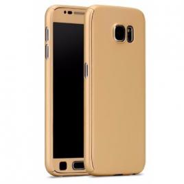 Husa protectie pentru Samsung Galaxy A7(2016) Auriu Fullbody fata-spate folie de protectie gratis