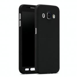 Husa protectie pentru Samsung Galaxy J5 (2016) Negru Fullbody fata-spate folie de protectie gratis