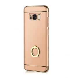 Husa protectie pentru Samsung Galaxy J5 2017 Luxury Gold Plated cu Inel de sustinere