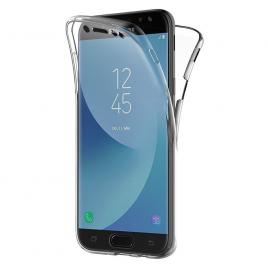 Husa protectie pentru Samsung Galaxy J7 (2017) Transparent Slim folie de protectie fata-spate