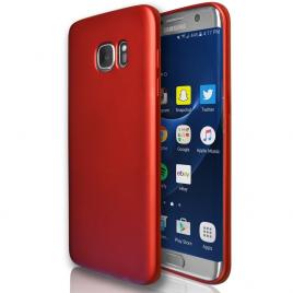 Husa protectie pentru Samsung Galaxy S7 Edge Rosu Fullbody fata-spate folie de protectie gratis