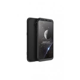 Husa protectie pentru Samsung Galaxy S9 Plus Negru Fullbody acoperire completa  360grade cu folie de protectie gratis