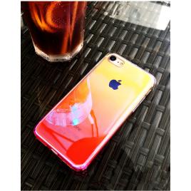 Husa protectie pentru iPhone 7/8Plus Pink Gradient Color Changer Hard Case