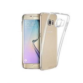 Pachet husa Samsung Galaxy S6 Edgeslim transparenta cu folie de protectie gratis