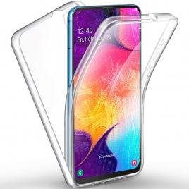 Husa Samsung Galaxy A40 FullBody ultra slim TPUfata - spate transparenta