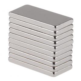 Set 10 Magneti puternici neodim bloc 20mm x 10mm x 2mm