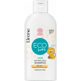Sampon pentru par Eco Baby cu 99 ingrediente naturale pentru ingrijirea zilnica incepand cu prima zi de viata 250ml