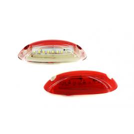 Set 2 lampi numar LED 12V Lumina alba/rosie