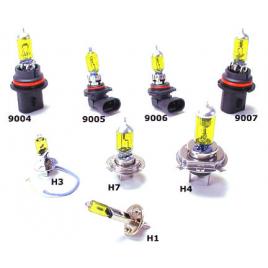 Set bec halogen H4 P43 12V 55W galben