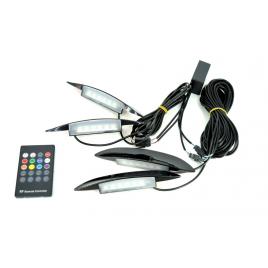 KIT lumina aripa LED SMD RGB cu telecomanda