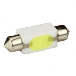 Set 2 becuri LED SOFIT CERAMIC 36MM COB 12V ALBA