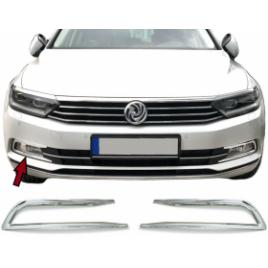 Set 2 ornamente cromate pentru proiectoare VW PASSAT 3G B8 2014->