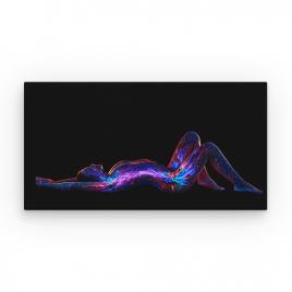 Tablou Canvas Bodyscape - Universul curge prin tine, 60 x 30 cm