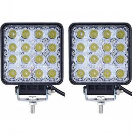 Set 2 x proiector led auto offroad 48w