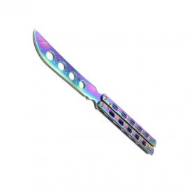 Briceag Butterfly Balisong pentru antrenament 27.5 cm Fade cu husa neagra